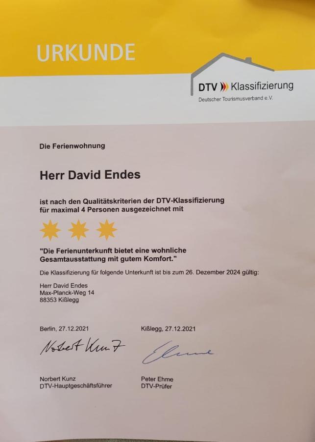 Ferienwohnung Allgaeu Kißlegg エクステリア 写真